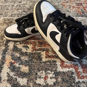Nike Kids Black and White Sneakers